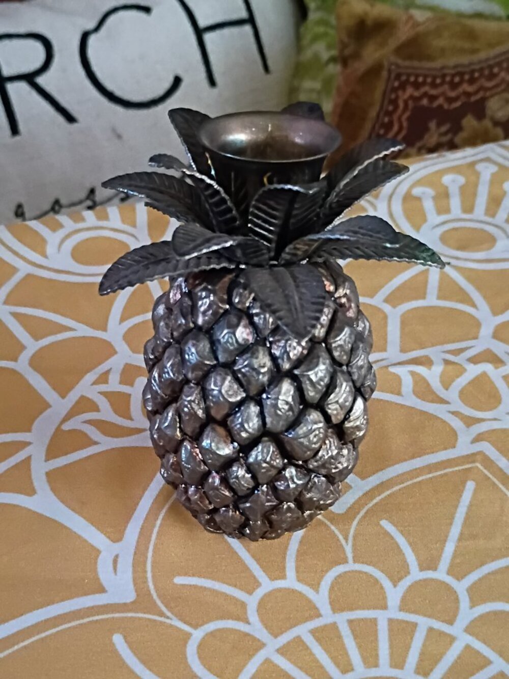 Pineapple candle stick holder